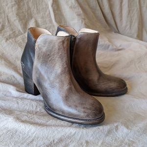Bed Stu Two Tone Booties, Like NEW Women's 9.5